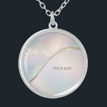 Collier Abstrait moderne Iridescente<br><div class="desc">Beau Collier Abstrait Iridescente moderne</div>