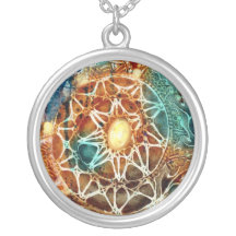 Collier Abstrait Sunburst par Joya Eve
