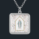 Collier Belle Mère Florale catholique<br><div class="desc">Avec une élégante aquarelle fleurie et Blessed Mother design,  ces colliers sont parfaits pour les filles et les femmes qui ont une dévotion à Marie. Trouvez les articles correspondants dans ma boutique.</div>