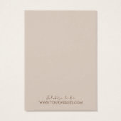 Collier Bijoux Display Card ・ Terre Florale (Dos)