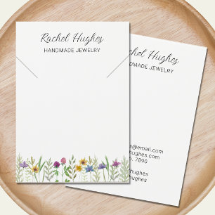 Collier Bijoux Floral Display Card