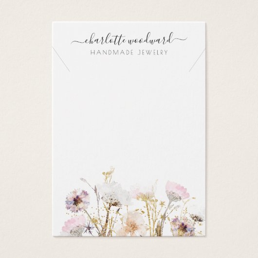 Collier Bijoux Parties scintillant or rose Fleurs (Devant)