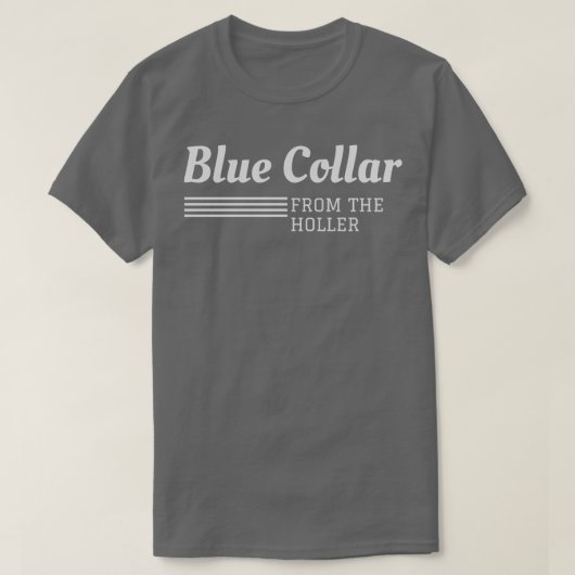 Collier Bleu De La Holler TShirt (Design devant)