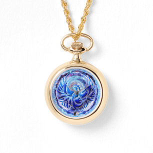 Collier bleu Phoenix