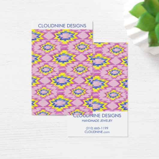 Collier Boho Rose Erosion Bijoux Carte d'affichage (Bureau)