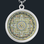 Collier Bouddhisme tantrique tibétain vintage Mandala Than<br><div class="desc">Bouddhisme tantrique tibétain vintage Mandala Thangka La peinture de beauté et de profundité exquise est sur ce collier bijou pendentif. Un cadeau de bijoux significatif pour invoquer l'énergie positive,  l'équilibre,  l'équilibre et la bonne chance,  tant pour les femmes que pour les hommes. Rare et unique !</div>