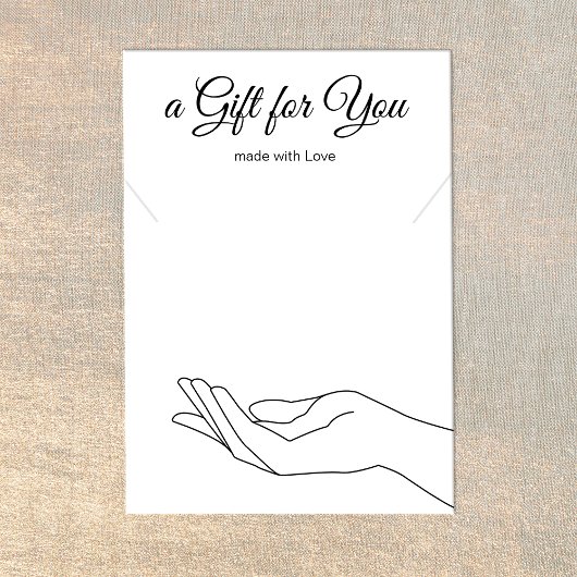 Collier Bracelet Cadeau Carte Porte-Cadeau