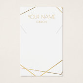 Collier, bracelet or carte d'affichage géométrique (Devant)