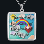 Collier Cadeau Mère-En-Belle - Argent Sterling<br><div class="desc">Merci d'avoir suscité l'amour de ma vie. Ce collier cadeau est la façon parfaite de montrer à votre belle-mère que vous l'aimez.</div>