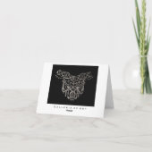Collier Cartierr Bijou ~ Carte de vœux / de note (Dos)