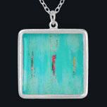 Collier charme plage art original<br><div class="desc">Collier côtier amusant avec peinture originale sur la plage sur le charme</div>