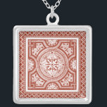 Collier Cinnabar Woodblock IV<br><div class="desc">Décorations pour la maison</div>