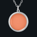 Collier Couleur solide de corail néon | Classique<br><div class="desc">Neon Coral - Voici l'allure intemporelle du Design de Couleur Solide : un mélange captivant de forme classique et d'élégante simplicité. Ce design est une célébration de la puissance et de la beauté que l'on retrouve dans une teinte unique et frappante. Élégant, le design de couleurs massives embrasse l'essence du...</div>