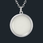 Collier Couleur solide de la colombe blanche<br><div class="desc">Couleur solide de la colombe blanche</div>