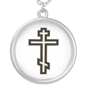 Collier Croix orthodoxe russe
