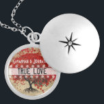 Collier d'anniversaire de la feuille de coeur roug<br><div class="desc">Colliers de conservation Choisissez soit Finition or plaqué argent ou Argent Sterling Unique Personnalisé Personnalisé 1er cadeau de Noël</div>