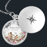 Collier d'anniversaire des oiseaux Vintages et de<br><div class="desc">Colliers de conservation Choisissez soit Plat Argent,  soit Argent Argent Sterling</div>