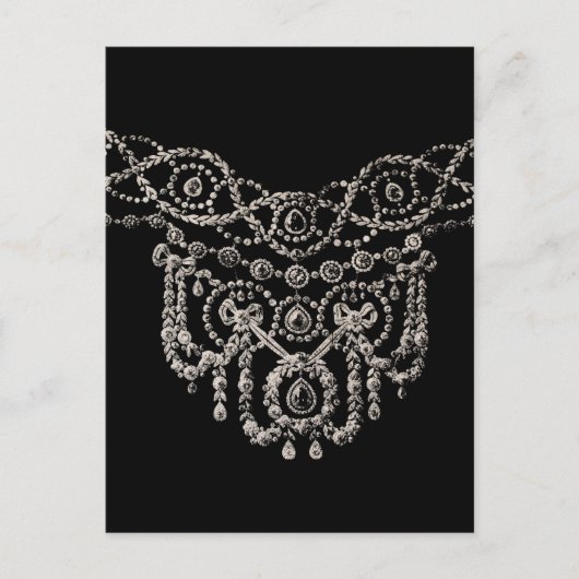 Collier de bijoux Cartier ~ Carte postale / Invita (Devant)