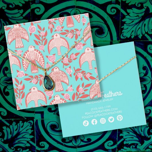 Collier de boucles d'oreilles Falcons & Roses Prés