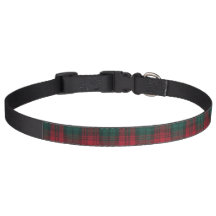 Collier de chien de plaid de Noël