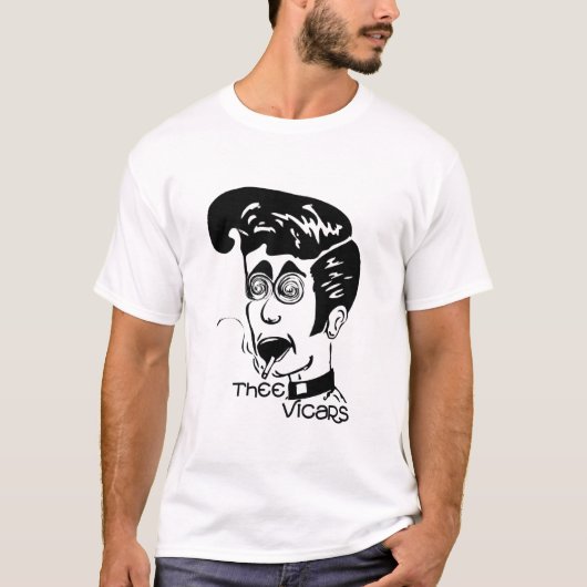Collier de curés de Thee et T-shirt de logo (Devant)