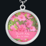 Collier de fleurs rose Hardy Azaleas<br><div class="desc">Ce sont des Azalées Roses Hardy. Fait un grand cadeau pour un être cher. Les noms et la date peuvent être changés en votre propre nom. Entrez-les simplement dans les zones de texte à droite.</div>