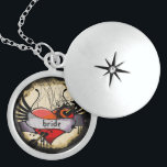 Collier de mariée Grunge Parchemin Burnt<br><div class="desc">Moody Médiéval Renaissance gothique Mariage Collier Grunge Goth Parchemin Brûlé</div>