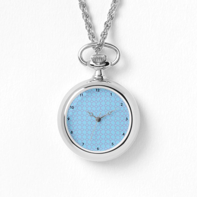 Collier de montre en alliage AquaLilac Drift (Recto)