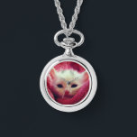 Collier de montre Kitten<br><div class="desc">Pour l'amoureux de l'animal ... .Kitten Montre collier</div>