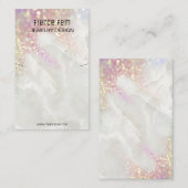 Collier De Parties scintillant Glitzy Et Carte Écr (Devant / Derrière)