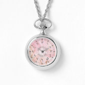Collier de Pendentif arabe - Surveillez-la (Recto)