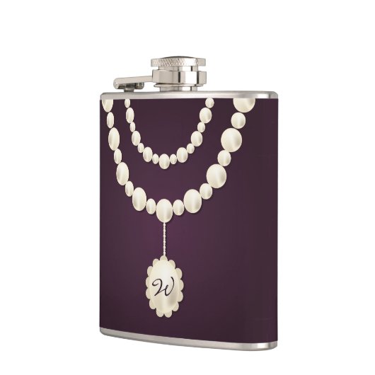 Collier de perle classique Monogramme Flacon de ha (Gauche)