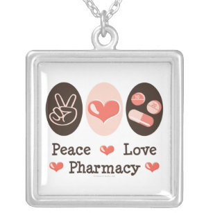 Collier de pharmacie d'amour de paix