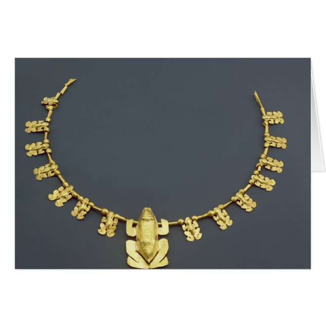 Collier de Quimbaya avec des grenouilles, de (Devant horizontal)
