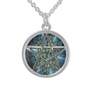 Collier de Wicca de pentagramme de pentagone