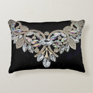 Collier diamant élégant brillant coussin diamant