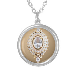 COLLIER DIAMOND & PEONY