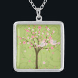 Collier d'oiseaux de fleurs de cerisier<br><div class="desc">Notre collier d'oiseaux de fleurs de cerisier est disponible dans plusieurs styles et finitions et est un match parfait avec nos oiseaux de fleurs de cerisier épousant des invitations,  des cartes de RSVP,  des cartes de note,  des ornements de souvenir,  et toute autre vitesse de mariage.</div>