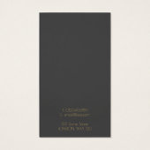 Collier d'or géométrique ou carte d'affichage brac (Dos)