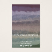 Collier d'oreille coloré Bijoux Carte d'affichage (Dos)