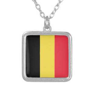 Collier Drapeau Belgique Tricolore