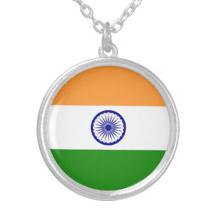 Collier Drapeau de l'Inde patriotique