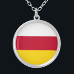 Collier Drapeau de l'Ossétie du Nord<br><div class="desc">Drapeau patriotique de l'Ossétie du Nord Alanie.</div>