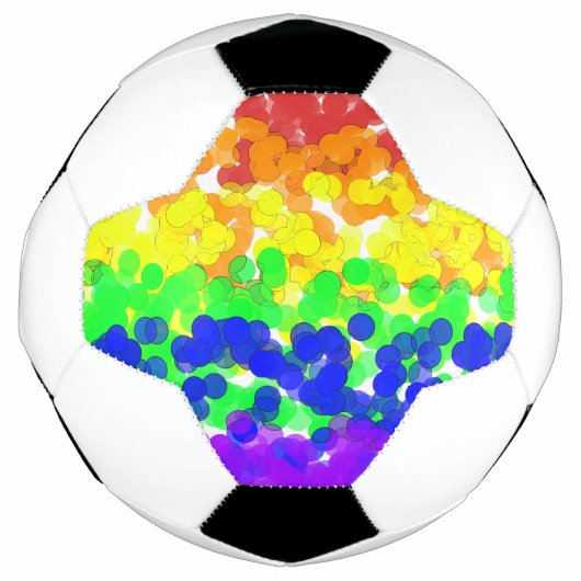 Collier Drapeau gay pride Bokeh (Devant)