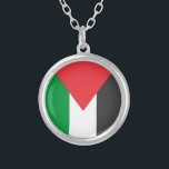 Collier Drapeau palestinien Libérez la Palestine customisé<br><div class="desc">Drapeau palestinien Libérez la Palestine customisé</div>