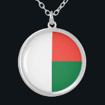 Collier Drapeau patriotique de Madagascar<br><div class="desc">Drapeau patriotique de Madagascar.</div>