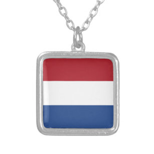 Collier Drapeau Pays-Bas tricolore