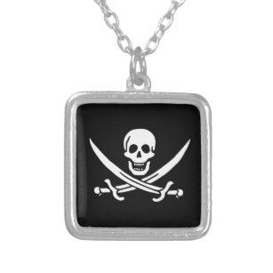 Collier Drapeau Pirate Jolly Roger