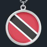 Collier Drapeau Trinité-et-Tobago<br><div class="desc">Drapeau de Trinité-et-Tobago ; Trinidadien,  Tobagonie</div>