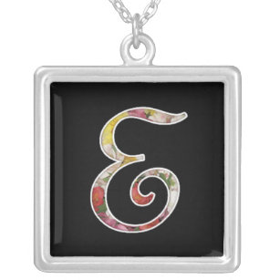Collier E Monogramme initial